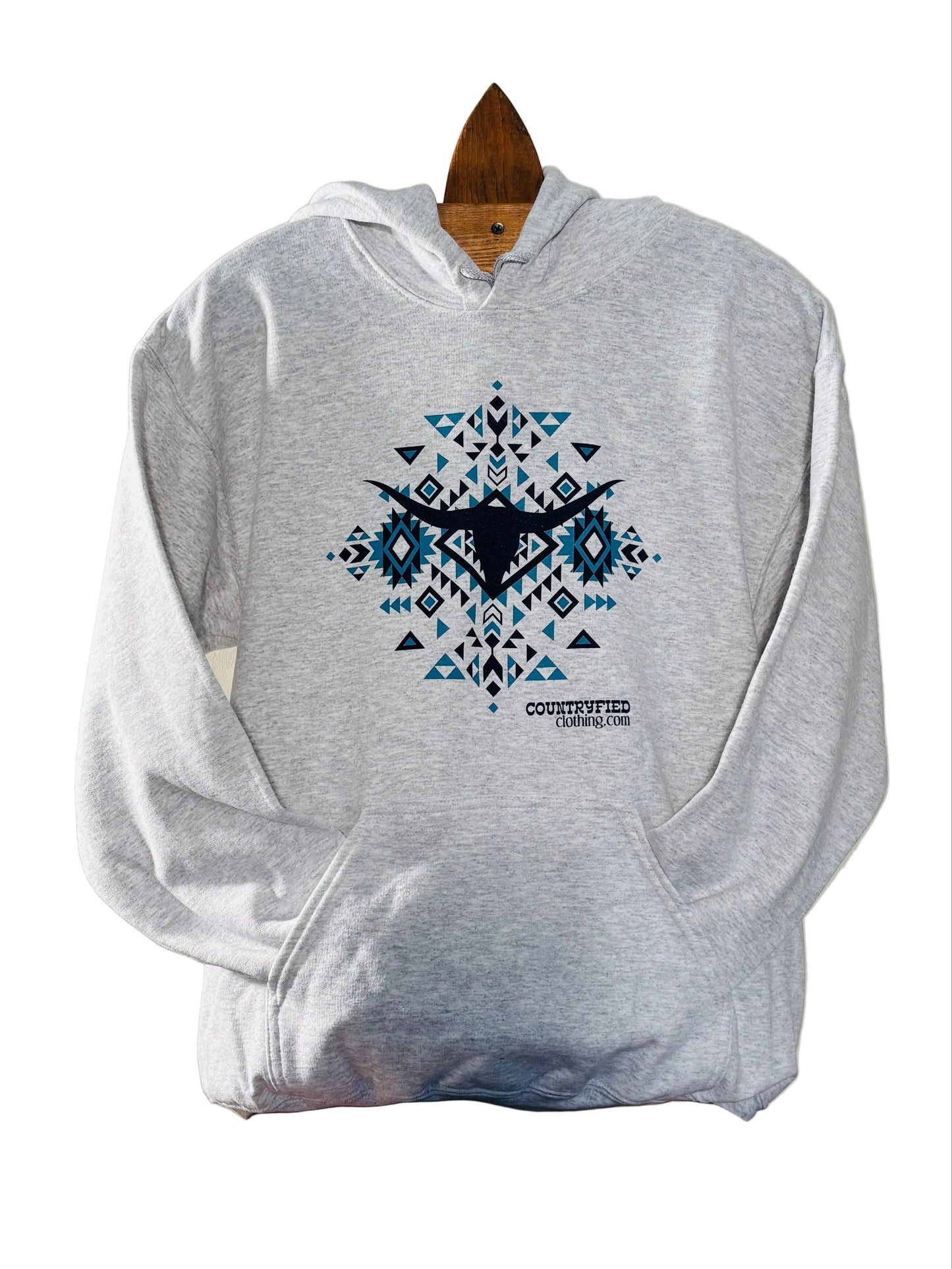 Aztec with Horns Hoodie