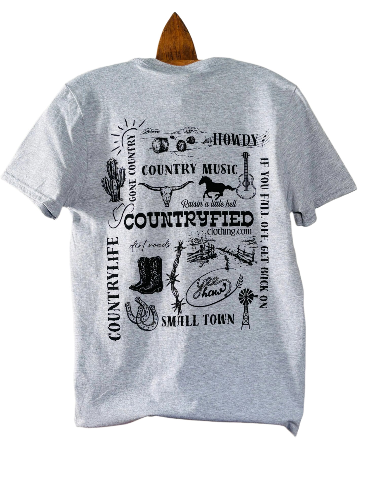 Countryfied Slogan T-shirt