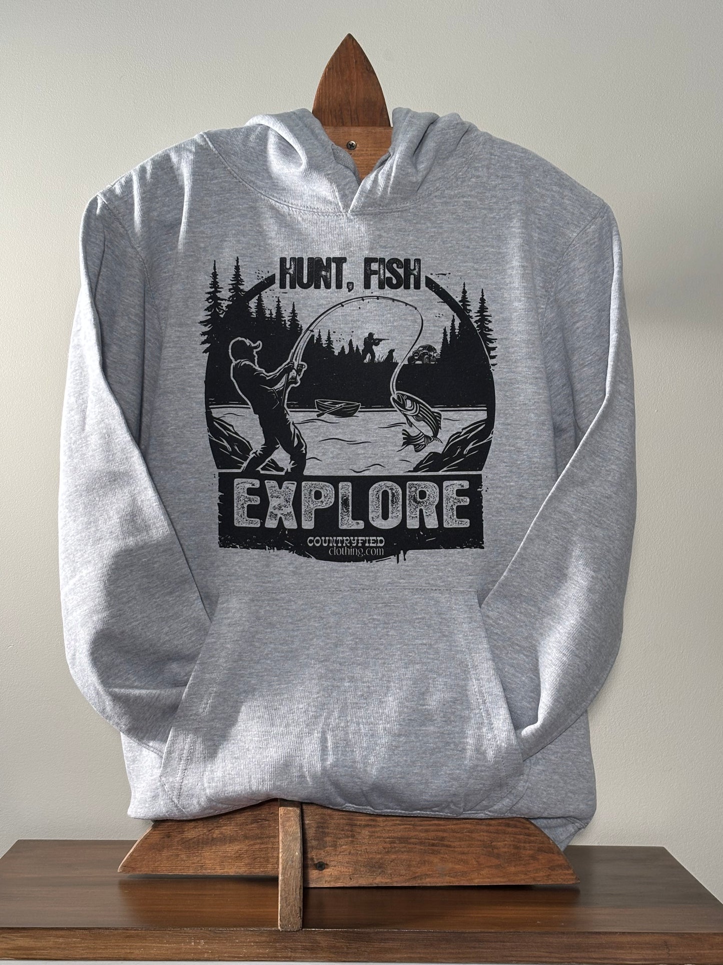 Hunt Fish Explore Hoodie
