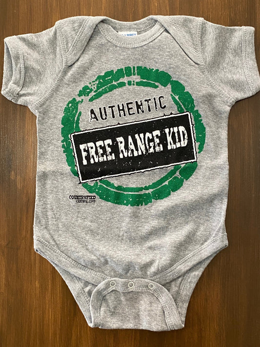 Authentic Free Range Kid Onesie