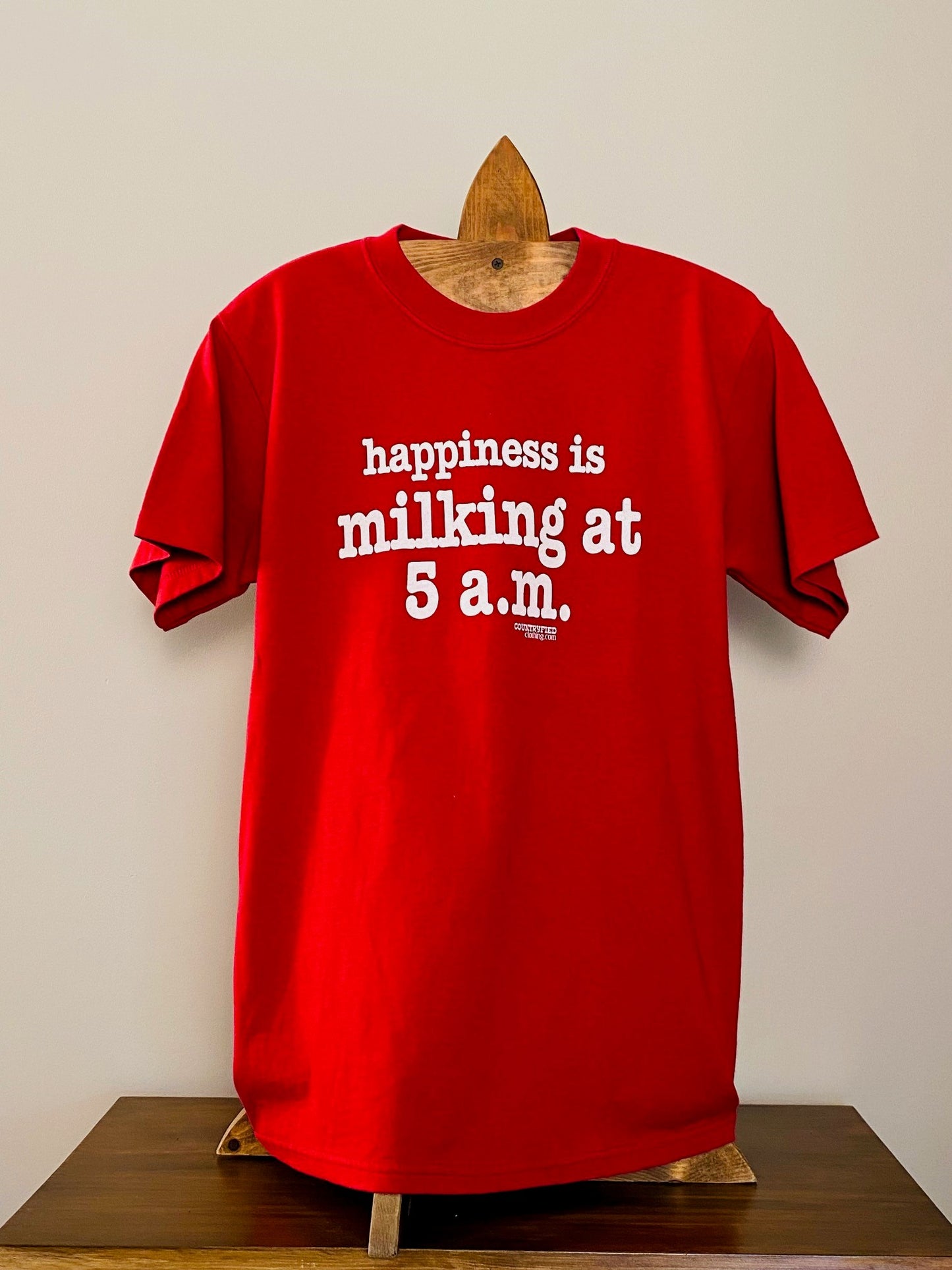 Happiness Is Milking at 5am