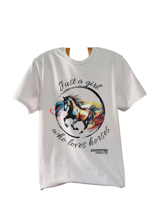 Just a girl who loves horses-Adult